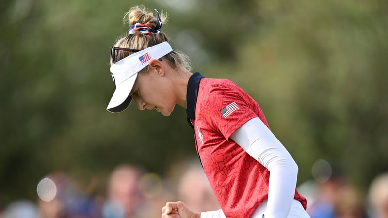 Solheim Cup 2024: Nelly Korda führt Team USA als Weltranglistenerste in das Heimspiel auf dem Robert Trent Jones GC. (Foto: Getty)