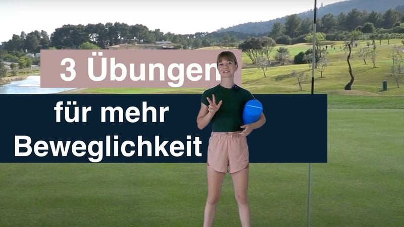 3 Übungen für mehr Beweglichkeit. (Foto: Golfreich)