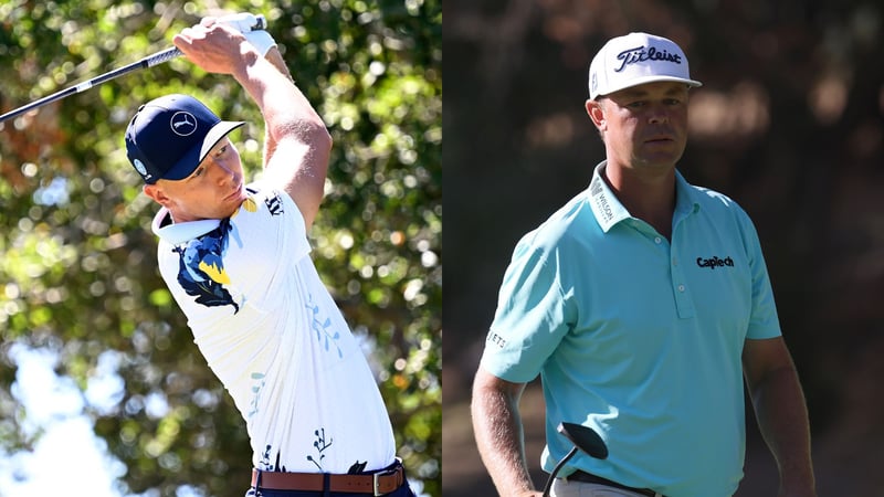 Matti Schmid und Patton Kizzire auf der PGA Tour in Napa, Kalifornien. (Fotos: Getty)