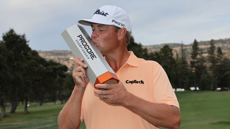 Patton Kizzire feiert seinen Sieg auf der PGA Tour. (Foto: Getty)