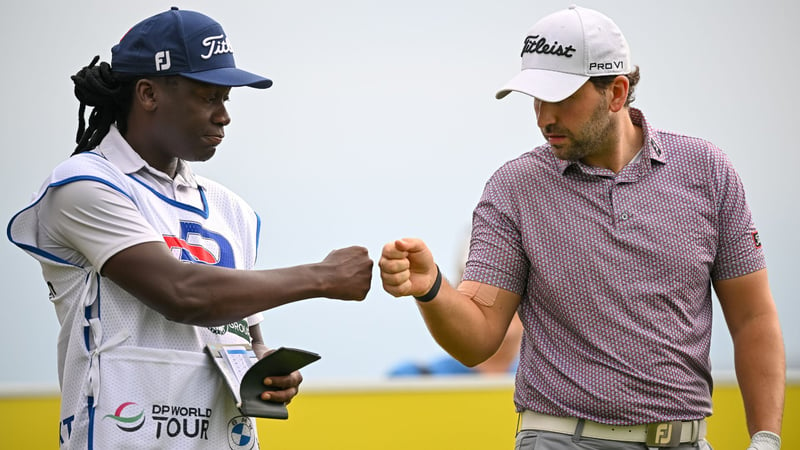 Nicolai von Dellingshausen ist den in Führung liegenden Engländern auf der DP World Tour auf den Fersen. (Quelle: Getty)