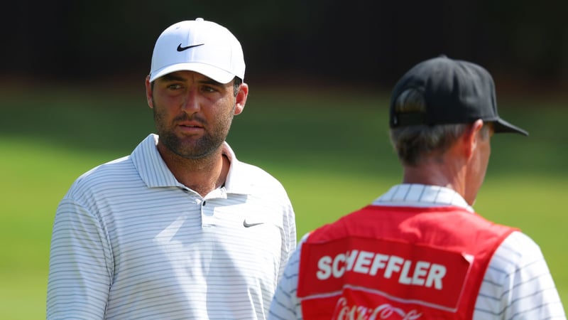 Scottie Scheffler am Moving Day der PGA Tour Tour Championship 2024. (Foto: Getty)