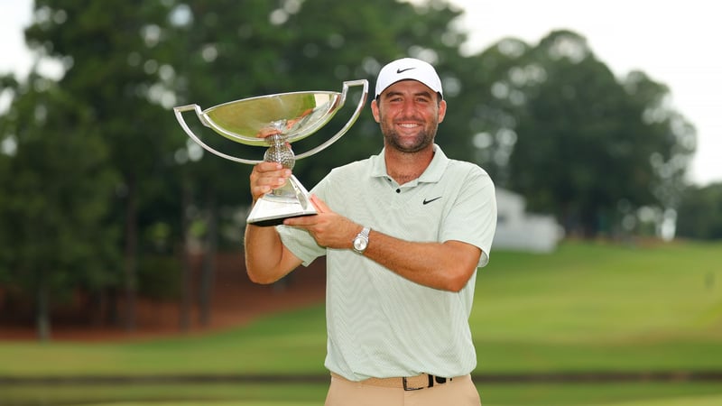 Scottie Scheffler hat das Saisonfinale auf der PGA Tour gewonnen. (Quelle: Getty)