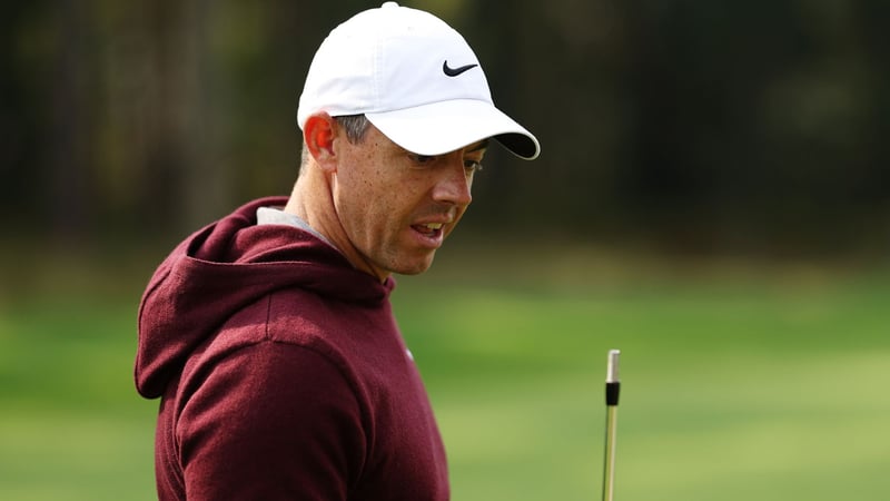 Rory McIlroy verliert den Schlägerkopf bei der BMW PGA Championship. (Foto: Getty)