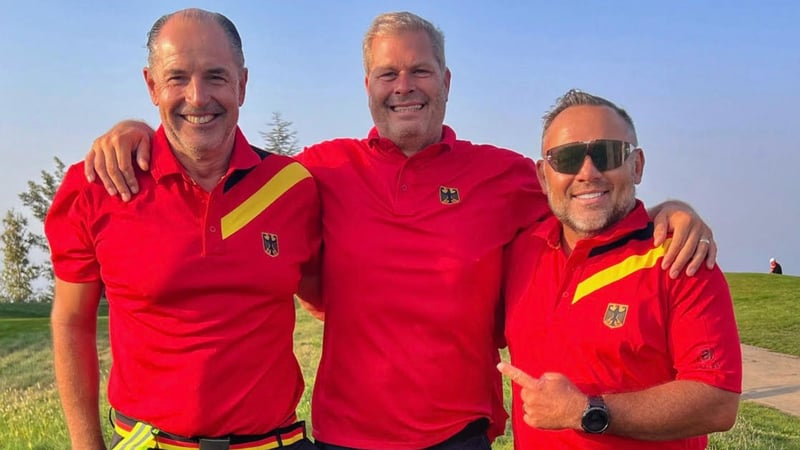 Jochen Roggenkämper (Captain), Rodolfo Erico Junge und Dr. Jos Gal (Co-Captain; v.l.n.r.) freuen sich über den Einzug ins Viertelfinale. (Foto: Jos Gal)