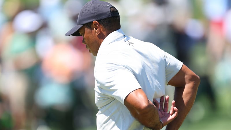 Tiger Woods plagten starke Rückenschmerzen. (Foto: Getty)