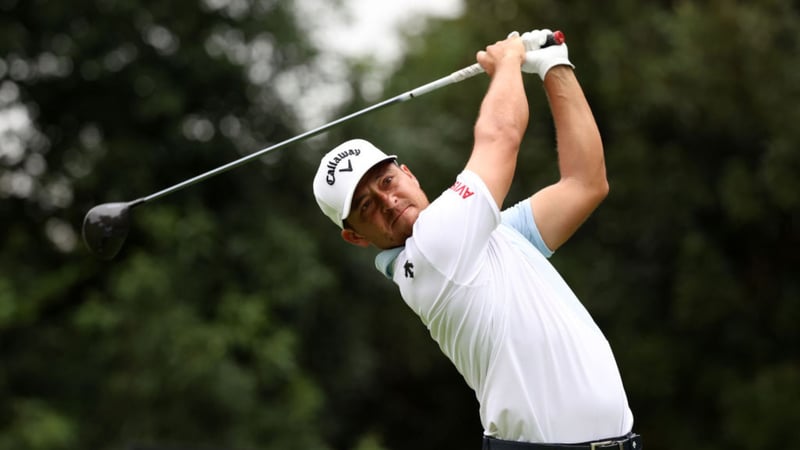 PGA Tour: Xander Schauffele während der ersten Runde der ZOZO Championship im Accordia Golf Narashino Country Club in Japan. (Foto: Getty)