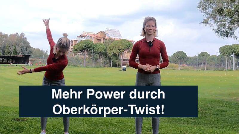 Oberkörper-Twist-Übung zur Verbesserung der Flexibilität und Stabilität im Golfschwung (Foto: Golfreich)