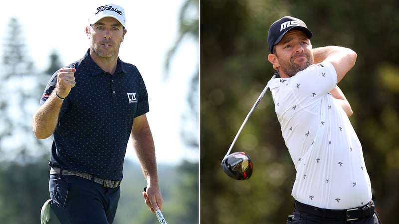 Julien Guerrier (li.) und Marcel Schneider (re.) auf der DP World Tour. (Foto: Getty)