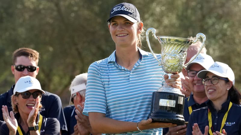 Helen Briem nach dem Triumph bei der La Sella Open 2024. (Foto: flickr/Ladies European Tour)