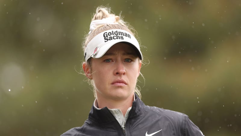 Nelly Korda fällt wegen einer Nackenverletzung für die nächsten Turniere aus. (Foto: Getty)