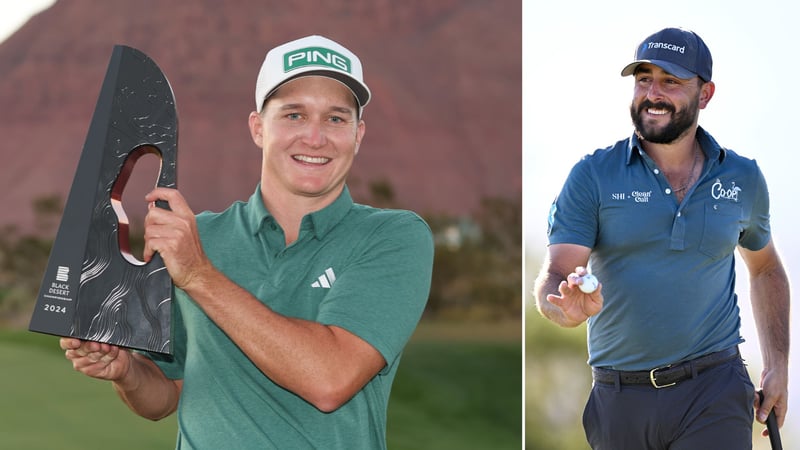 Mit einem Gesamtscore von 23 unter Par holt sich Matt McCarty den ersten Sieg auf der PGA Tour. Stephan Jäger wird starker Zweiter. (Fotos: Getty)