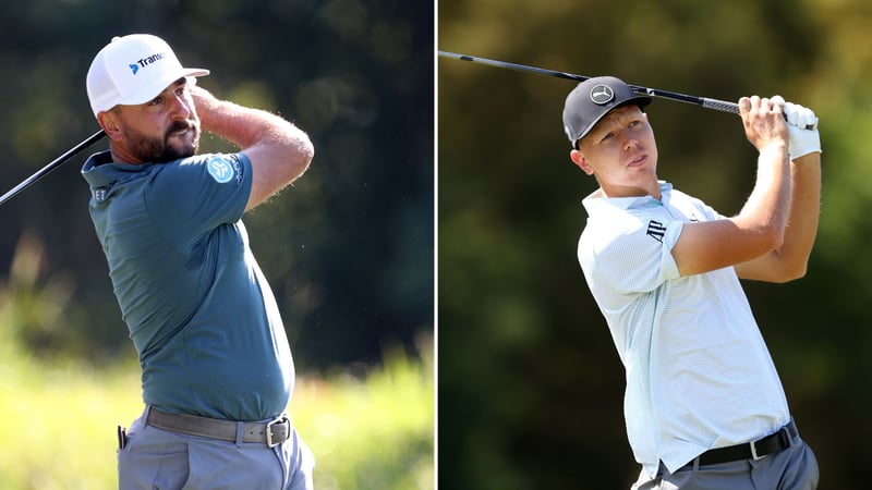 Die PGA Tour Tee Times: Stephan Jäger und Matti Schmid gemeinsam bei der Black Desert Championship 2024 in Utah. (Fotos: Getty)