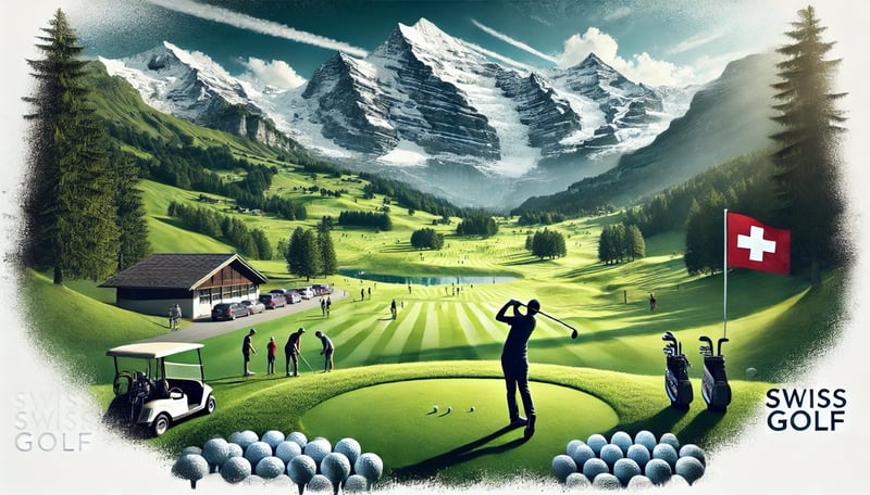 Swiss Golf ist die Dachorganisation des Golfsports in der Schweiz. (Bild: Golf Post mit der Hilfe von KI)