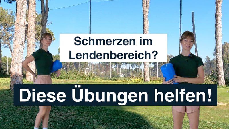 Mit drei einfachen Übungen entlasten Sie Ihren Lendenbereich. (Foto: Golfreich)