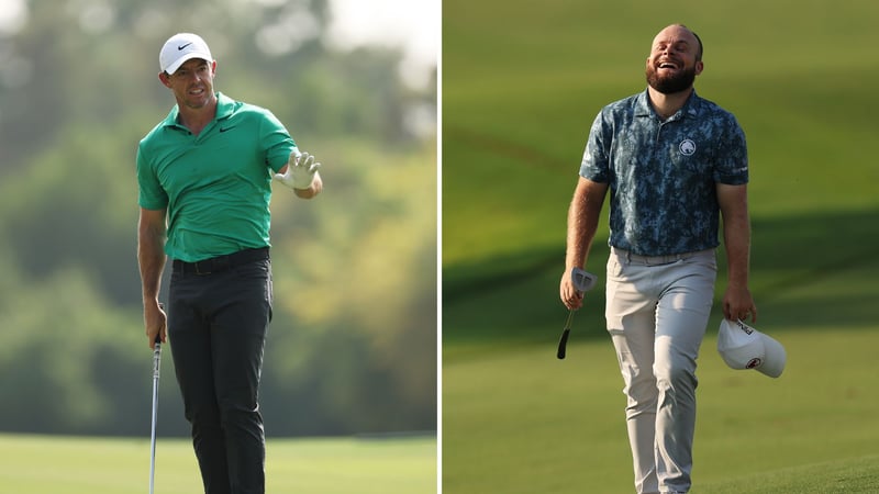 Rory McIlroy (li.) und Tyrrell Hatton spielen jeweils eine 67. (Foto: Getty)