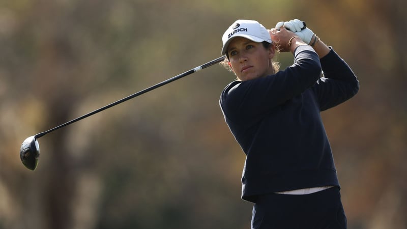 Albane Valenzuela bei der ersten Runde der LPGA CME Globe Tour Championship. (Quelle: Getty)