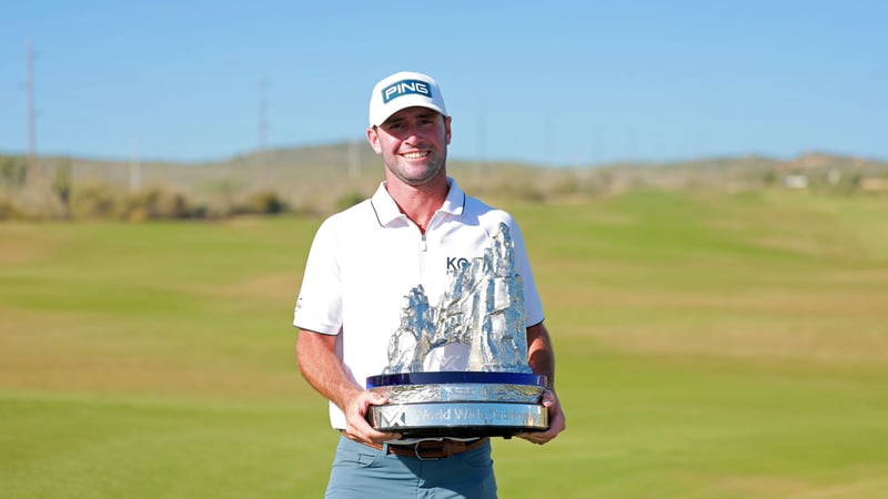 Austin Eckroat gewinnt die World Championship der PGA Tour. (Foto: Getty)