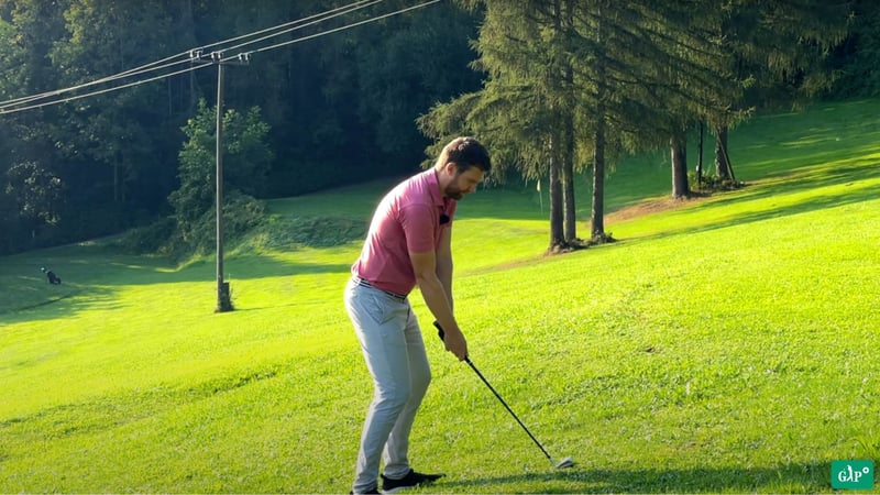 Golftraining mit Birdietrain aus Hanglage (Foto: Birdietrain)