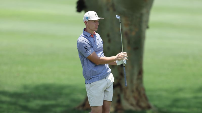 Matti Schmid bei der ersten Runde der DP World Tour Dunhill Championship. (Quelle: Getty)