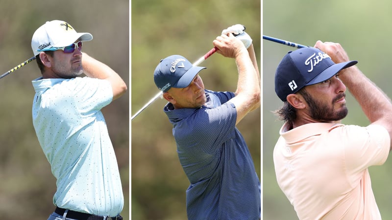 Bernd Wiesberger, Marcel Siem und Max Homa bei 