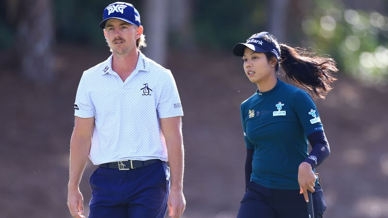 PGA Tour: Jake Knapp und Patty Tavatanakit führen beim Mixed-Team-Turnier in Florida. (Foto: Getty)