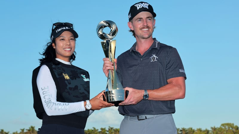 Patty Tavatanakit und Jake Knapp gewinnen das zweite Grant Thornton Invitational. (Foto: Getty)