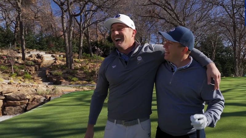 Bryson DeChambeau und der Fan, der alle überraschte (Foto:YouTube)