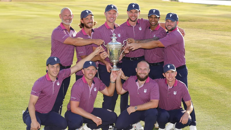 Team Großbritannien & Irland gewinnt den Team Cup der DP World Tour. (Foto: Getty)