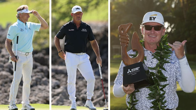 Bernhard Langer und Alex Cejka landen hinter Ernie Els auf Rang 2. (Foto: Getty)