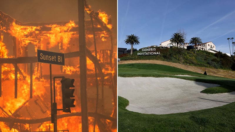 Schwere Waldbrände bedrohen den historischen Riviera Country Club. (Foto: Getty)