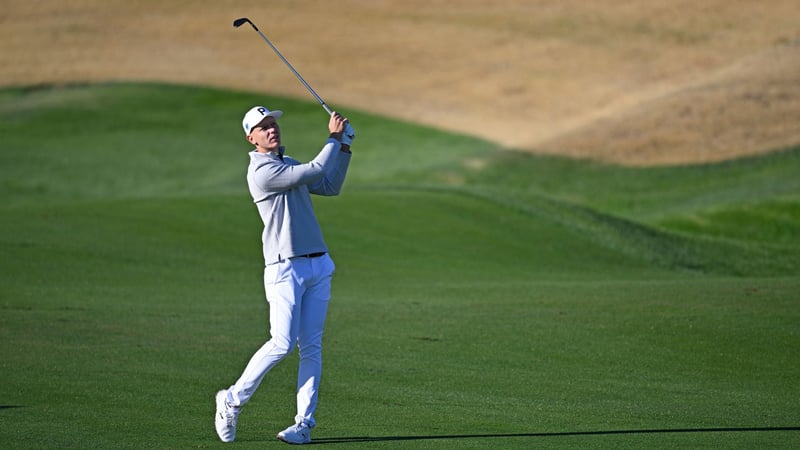 PGA Tour: Matti Schmid auf dem ersten Loch des Nicklaus Tournament Courses in La Quinta, Kalifornien, USA. (Foto: Getty)