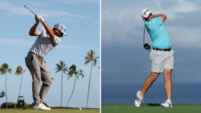 Stephan Jäger (links) und Sepp Straka (rechts) starten auf Hawaii in das Jahr 2025. (Fotos: Getty)