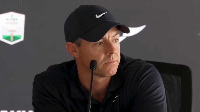 Rory McIlroy äußert sich zum potentiellen LIV Wechsel von Freund Tom McKibbin. (Foto: DP World Tour)