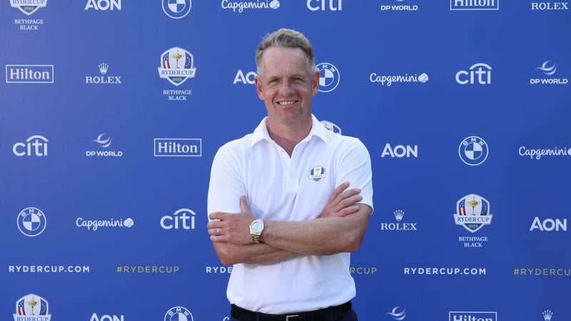 Luke Donald im Interview. (Foto: BMW)