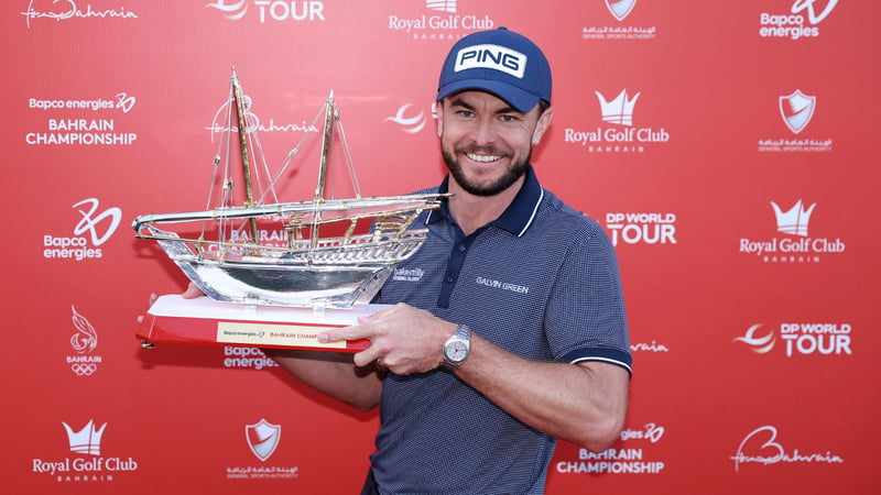 Laurie Canter holt sich seinen zweiten DP World Tour Titel in Bahrain. (Foto: Getty)