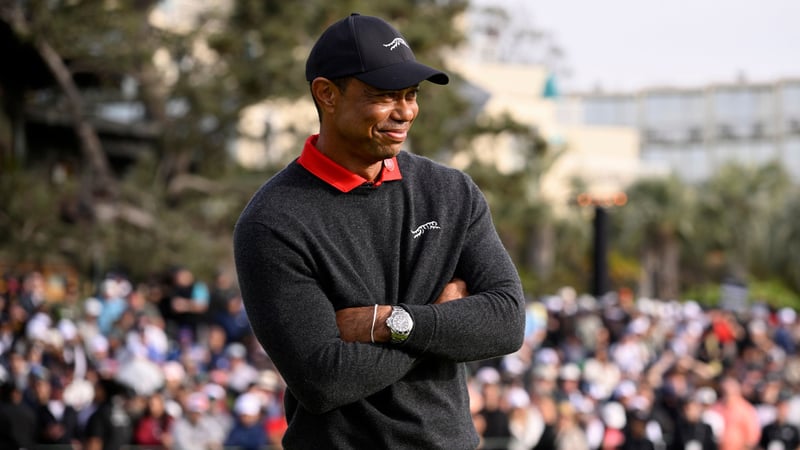 Tiger Woods als Gastgeber bei den Genesis Invitational 2025 (Foto: Getty).