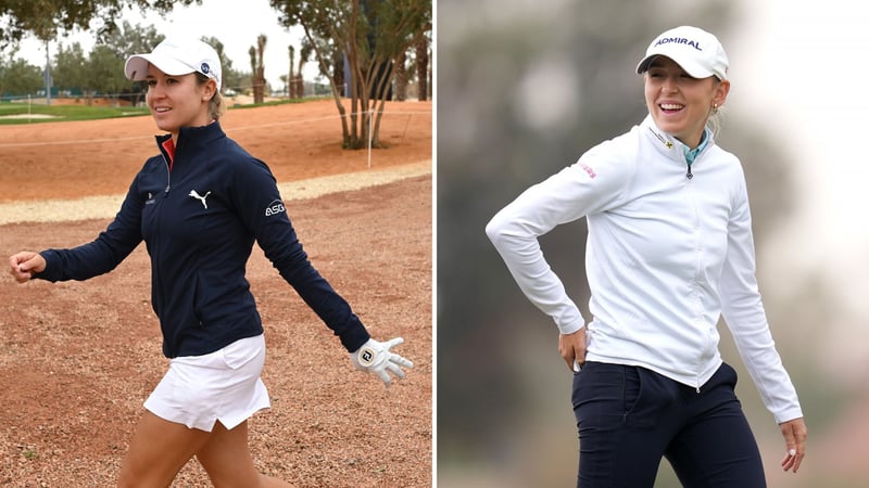 Chiara Tamburlini (li.) und Emma Spitz (re.) auf der Ladies European Tour. (Foto: LET/Flickr)