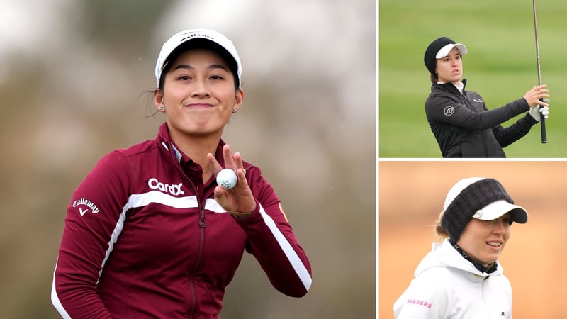 Jeeno Thitikul (li.) ist siegreich auf der Ladies European Tour. Chiara Tamburlini (oben) und Emma Spitz (unten) platzieren sich in den Top 10. (Foto: Flickr/LET)