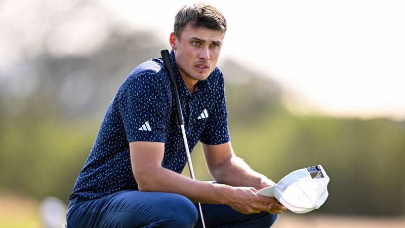 Ludvig Åberg während der dritten Runde der Farmers Insurance Open in Torrey Pines. (Quelle: Getty)