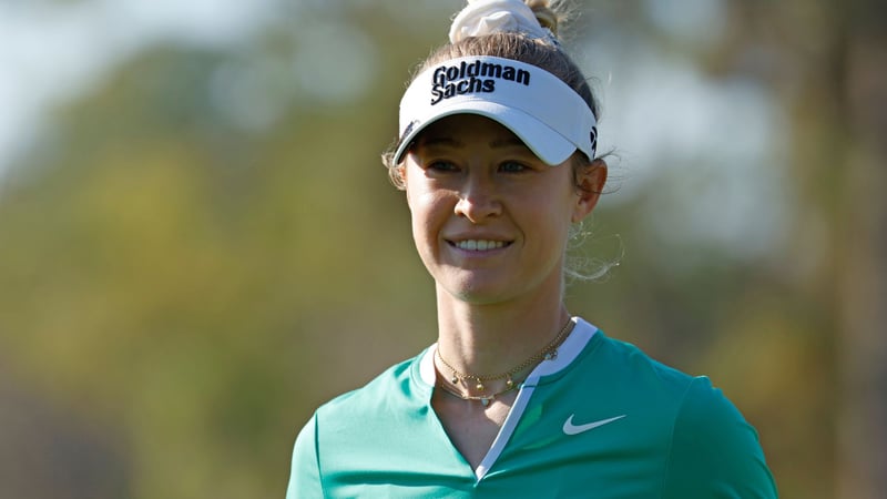 Nelly Korda vergangene Woche beim Hilton Grand Vacations Tournament of Champions 2025. (Quelle: Getty)