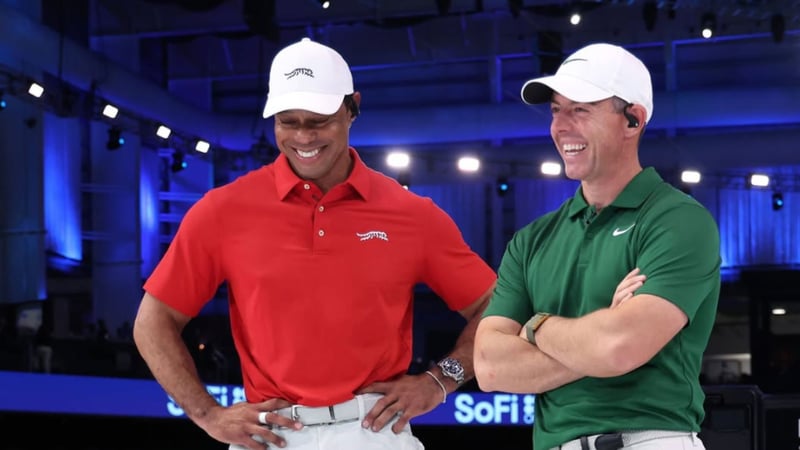 TGL: Sieg oder Saisonende für die Teams von Woods und McIlroy?(Quelle: tglgolf@Instagram)