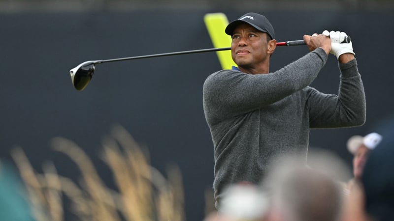 Tiger Woods gibt Trainingstipps zur Draw-Flugkurve beim Driver. (Foto: Getty)