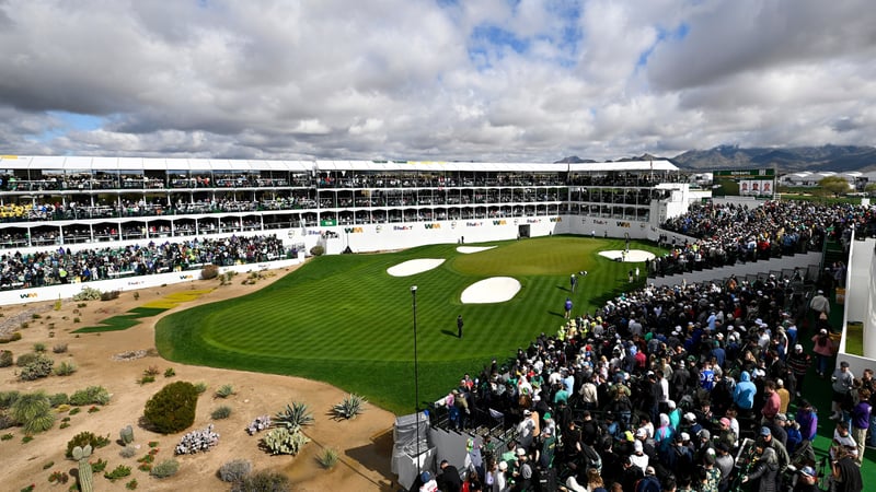 Bahn 16 im TPC Scottsdale. (Quelle: Getty)