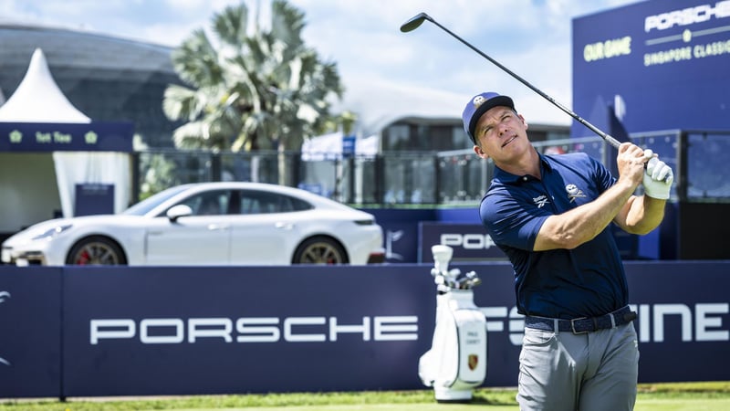 Paul Casey im Interview im Vorfeld der Porsche Singapore Classic. (Foto: Porsche)