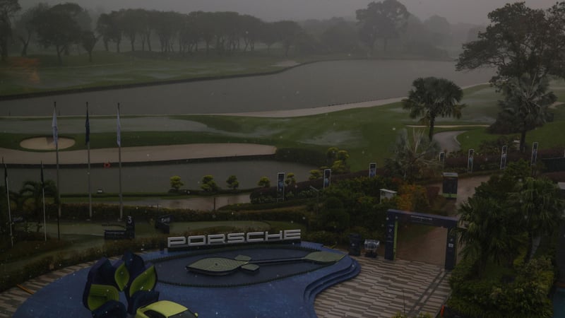 DP World Tour: Runde 1 der Porsche Singapore Classic muss verschoben werden. (Foto: Getty)