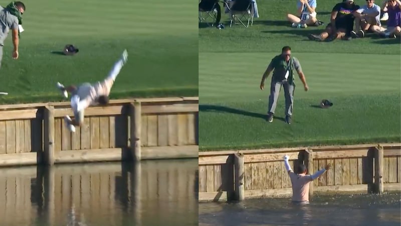 Ein Ass, ein Sprung (Foto: Twitter@PGATour)