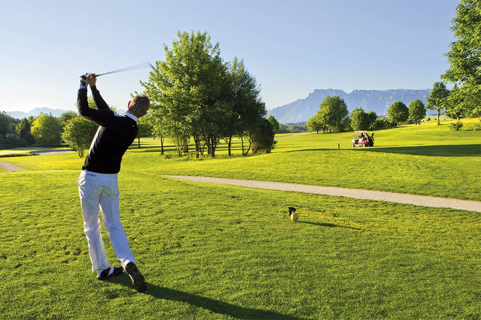 Auch der Untersberg ist bei gutem Wetter zu sehen. (Quelle: GC Berchtesgadener Land)