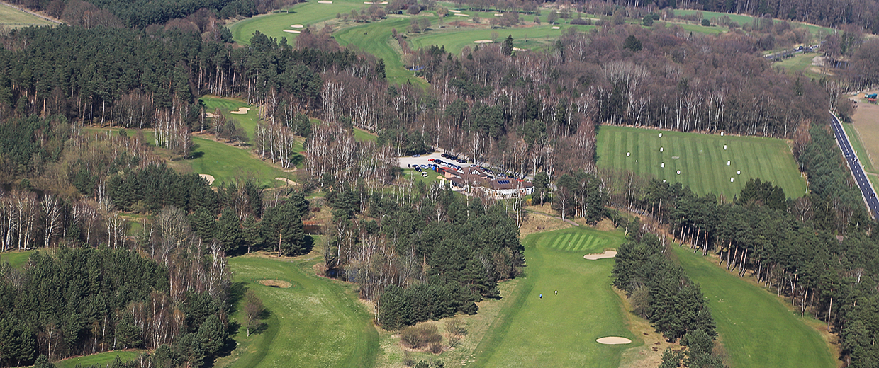 Blick von oben auf die Anlage des GC Herzogstadt Celle. (Quelle: GC Herzogstadt Celle)