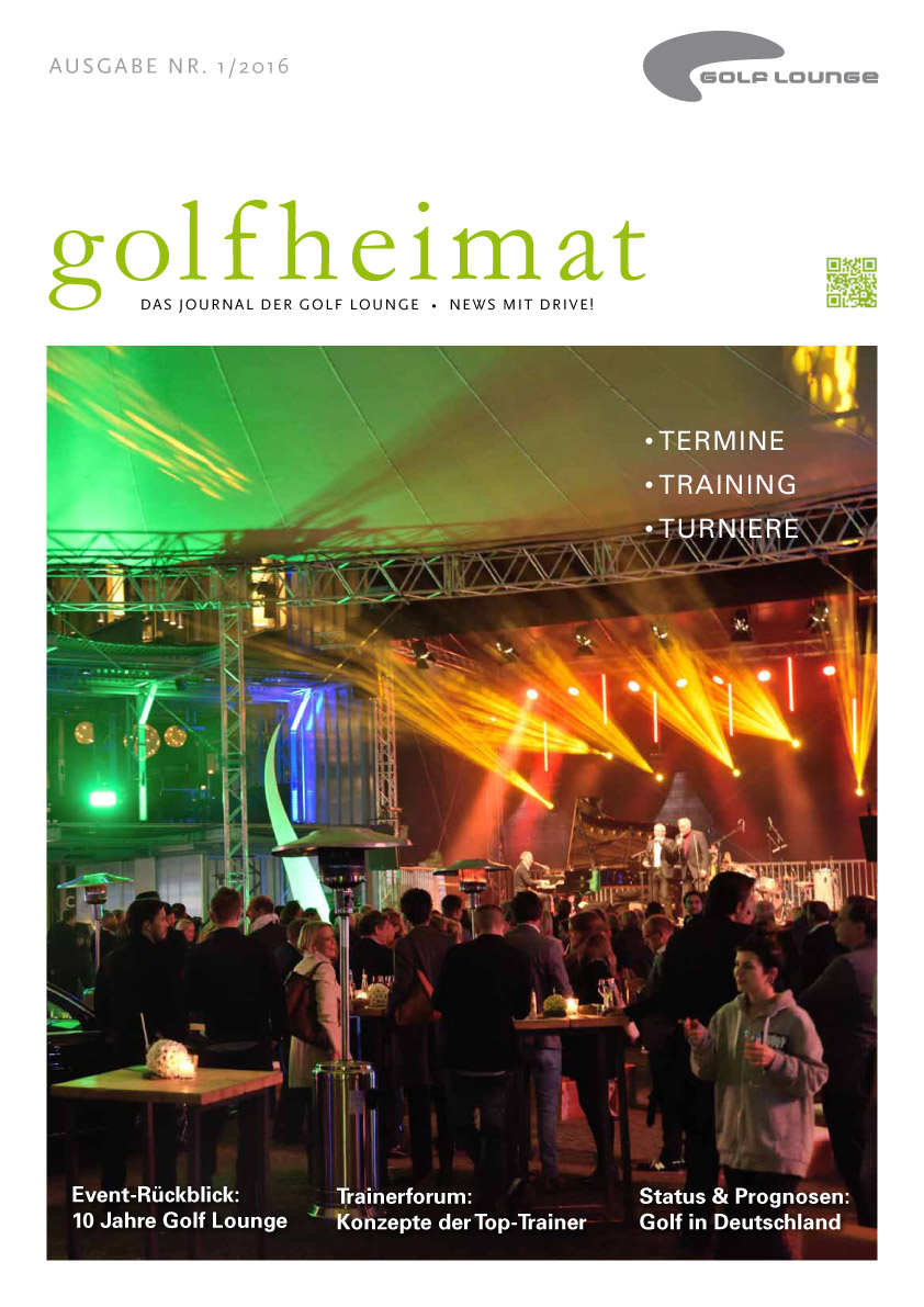 Golfheimat - Das Journal der Golf Lounge mit allen wichtige Terminen.(Foto: Golf Lounge Hamburg)